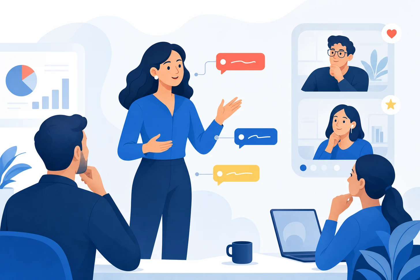 Ilustrasi latihan dengan feedback
