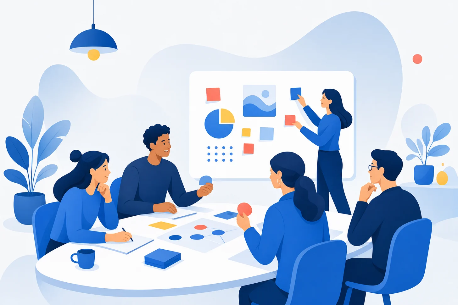 Ilustrasi program training dan workshop